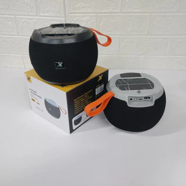 Enceinte Bluetooth Portable avec Panneau Solaire