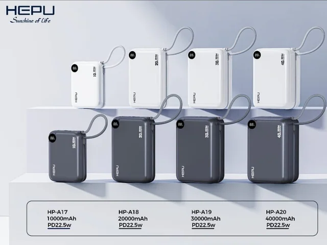 Portable external batteries HEPU