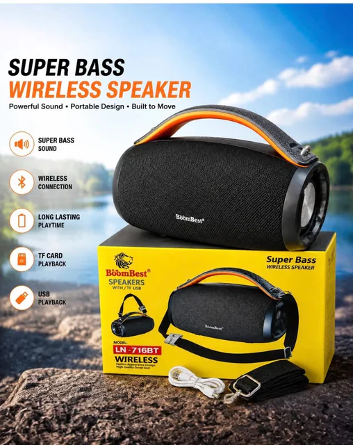 Enceinte Bluetooth sans fil BoomBest LN-716BT
