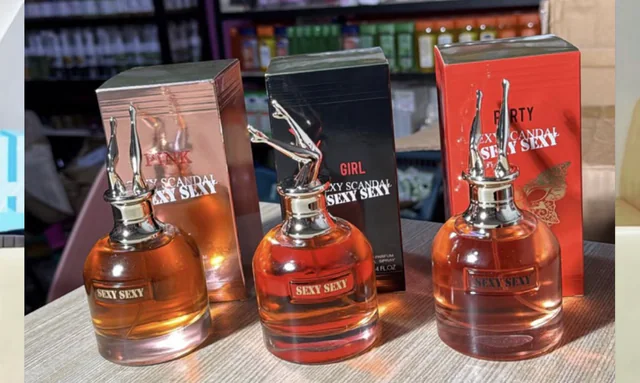 Parfums Sexy Scandal en flacon élégant