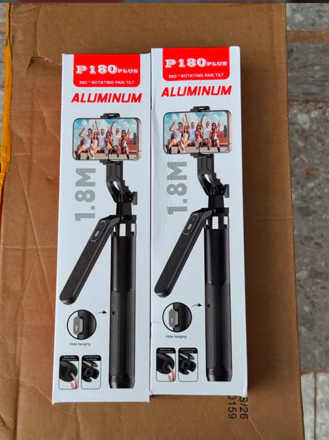 Aluminum Selfie Stick Tripod 1.8m P180 Plus