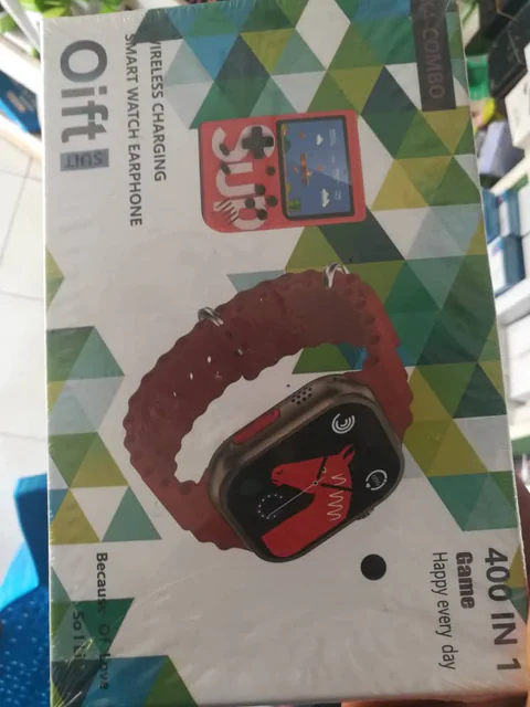Montre connectée avec écouteurs sans fil 400 en 1