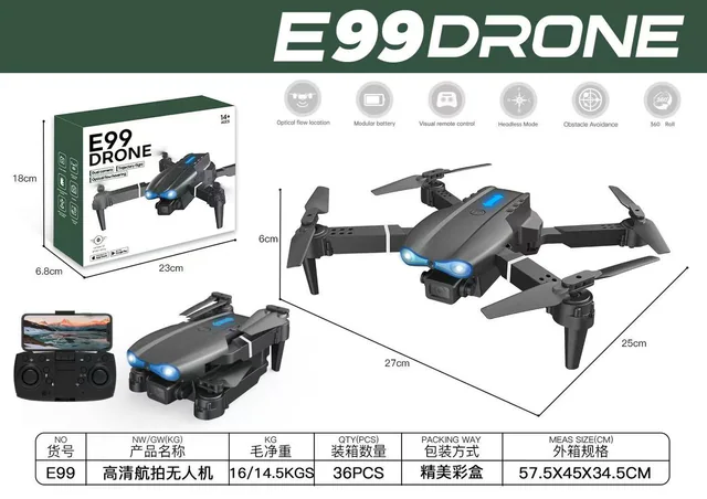 Drone GT8 série avec télécommande