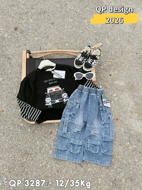 Ensemble vêtements enfant QP design 2026